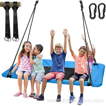 Rectangle Children Swing Outdoor Hanging Swing